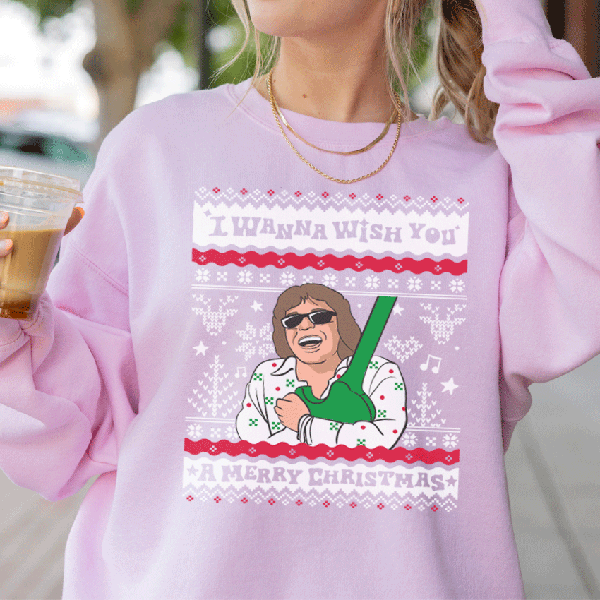 I Wanna Wish a Merry Christmas Sweater