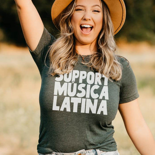 Support Música Latina Tank Top – Karla and Co.